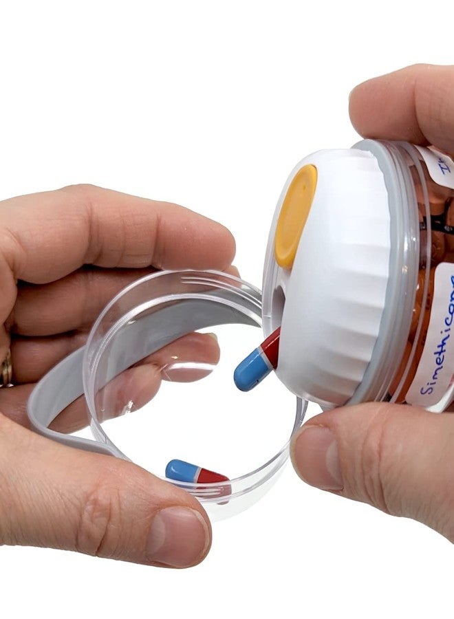 pill thing علبة تنظيم صغيرة لتوزيع الأدوية، علبة أدوية يومية للسفر مع إغلاق محكم (صغيرة - خضراء) - Image 2